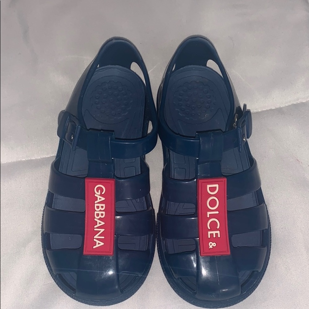 DOLCE & GABBANA logo Jelly Shoes EU 26